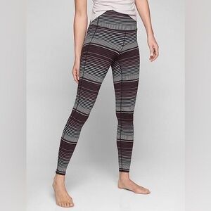 Athleta Athleta High Rise Expanse Stripe Chaturange Tight Leggings Striped Small